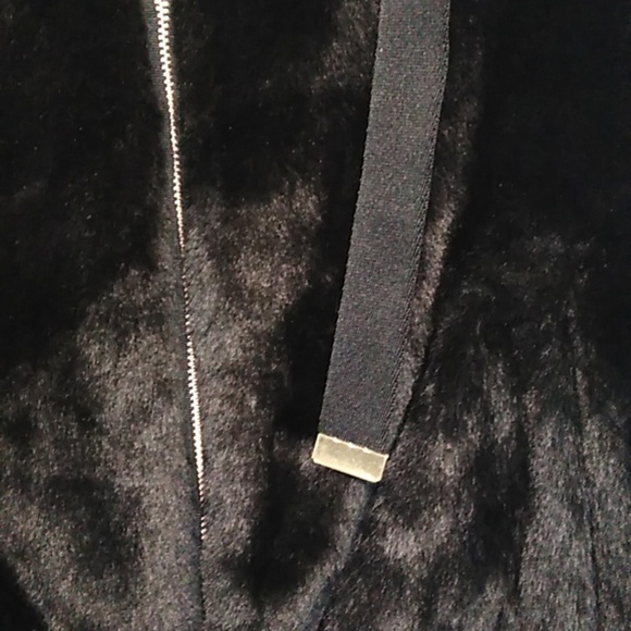 Philosophy - Black Faux Fur Hoodie - Size XS - Picture 3 of 8